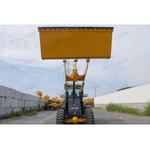 Cheap Mining EU2 Small Wheel Loaders , Mechanical Joystick Articulated Front Loader for sale