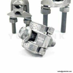 LC52AX Parallel Groove Aluminum Clamp Single Center 3/8 Bolt