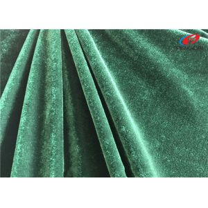 4 Way Stretch Spandex Warp Knitted Shiny Velvet Dress Fabric For Upholstery