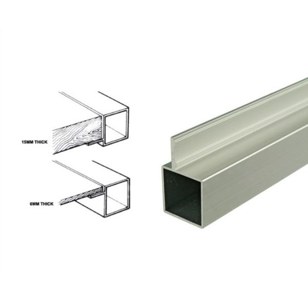 Quality 25*25mm Powder Coated Aluminum Square Tubing Frame With Connector For Display Shelf wholesale