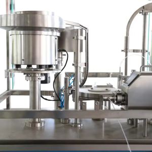 PLC Control Syringe Filling Equipment 180 Units/Min Adjustable 500kg