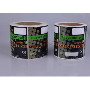 Print high quality heat-resistant self adhesive plastic electronics label