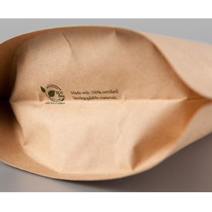 Environmental Flat Bottom, Stand Up, Side Gusset, Quad Seal, Middle Seal K, Pull