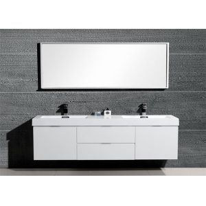 Customized Size Prima Vanity Waterproof Particle Board Modern Style