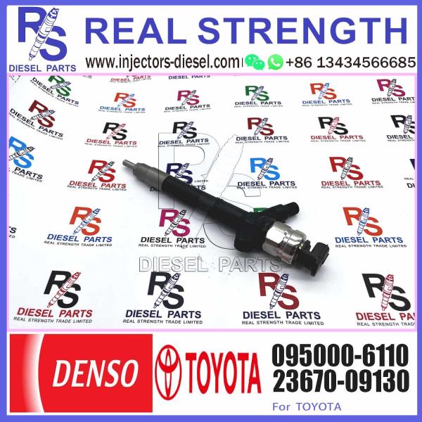 Quality Brand new Denso Common Rail 095000-6110 For Toyota- 2ad-fhv Fuel Injector 23670-09200 236700r060 with high quality wholesale