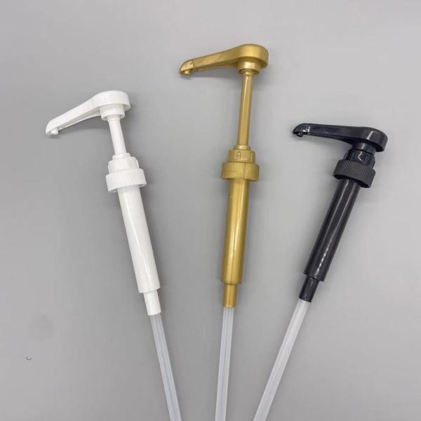 Quality PP PE 5cc 7.5cc 10cc Plastic Syrup Pump Coffee Milk Honey Juice wholesale