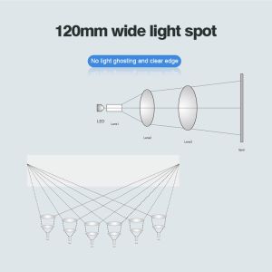 30000Lx 9 W Dental Chair Illumination Device With Double Color Temperature