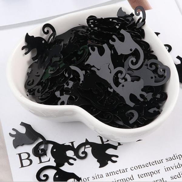 Halloween Glitter Jack Skellington Head Ghost Glitter Shape Spider Necromancer