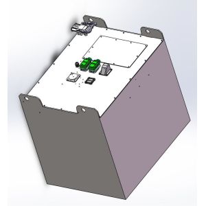 China 21.6wh Forklift Lithium Ion Battery 48Volt 450Ah With Heating Function System on sale