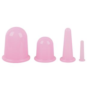 Cheap Silicone Vacuum Acupuncture Cupping Cups Set Eco Friendly for sale