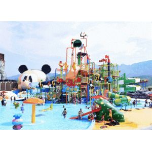 Custom Funny Security Children Water Playground Over 50 Persons Capacity