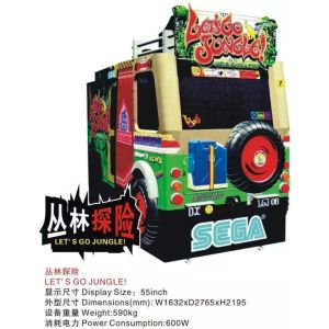 Let Us Go Jungle Shooting Arcade Machine Big Screen For 2 Players 200KG Weight