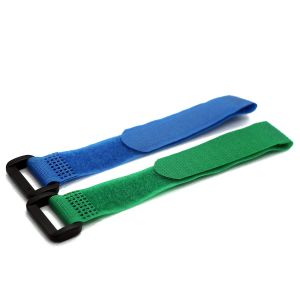 Sustainable Hook And Loop Cable Tie 25mm Cable Management Straps High Strength
