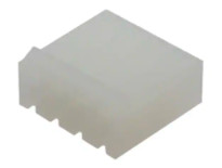 Rectangular Receptacle Molex Connector Housing Natural 0.156" 3.96mm 0009524044