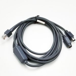 Cheap 2M PS2 KB To Rj45 Barcode Scanner Cables For Symbol LS2208 for sale