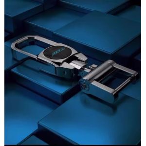 Eco SS304 Automotive Car Keychain Holder Belt Anodized Polished