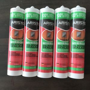 Mirror Acetic Silicone Sealant Neutral Curing Waterproof 0.5MPa Tensile Strength