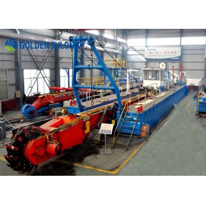 Bucket Wheel Sand Dredger Used in River Lake Port Sea for Hard Materials 500 m3