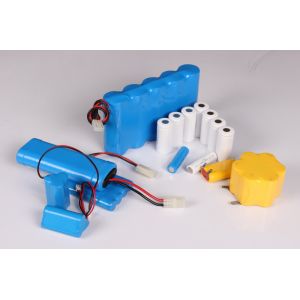 NiCd AA AAA SC C D Rechargeable Batteries , Customized Battery Packs