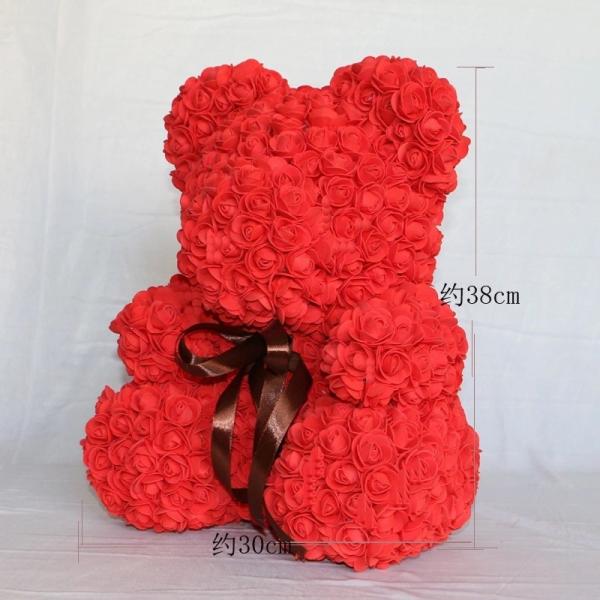 Cheap Price Hot Selling Teddy Bear Made Out Of Roses Valantines day gift
