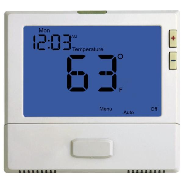 Quality Single Stage 7 Day Programmable Thermostat 24V With Heat Pump wholesale