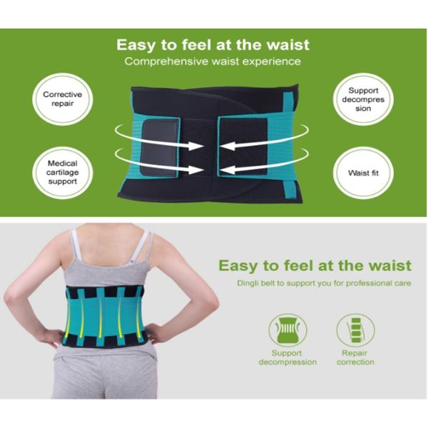 Adjustable Elastic Neoprene Back Brace Belt Waist Support Breathable