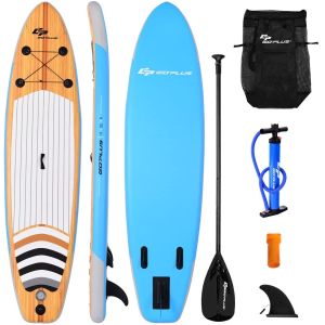 Portable Beginners 265lbs Inflatable Surf SUP Board