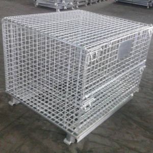 Collapsible Wire Mesh Storage Cages Q235B Steel Customized Color Powder Coated