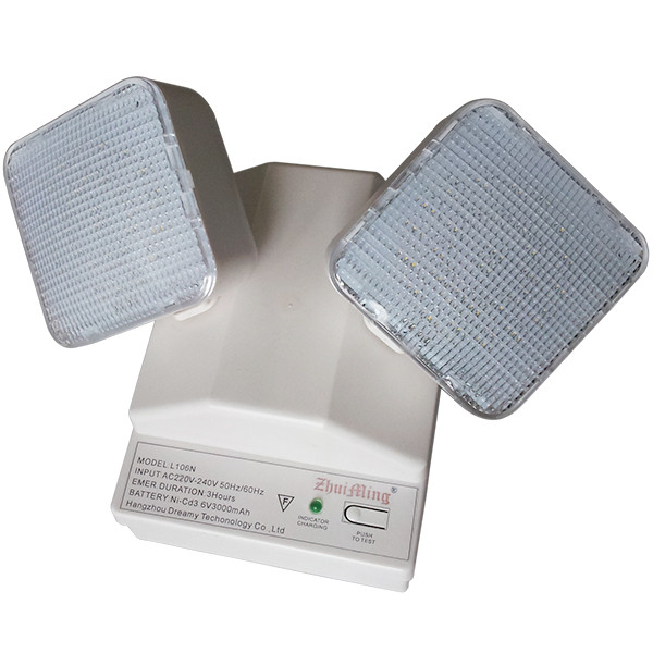 Quality Exit Wall Surface Mounted Twin Head Emergency Light Non Maintained wholesale