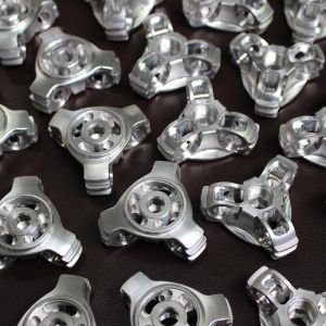 Mechanical CNC Aluminum Machining Parts High Precision Anodizing Silver Surface