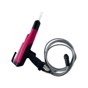 Construction Works Electrostatic Powder Spray Gun With Replaceable Nozzle