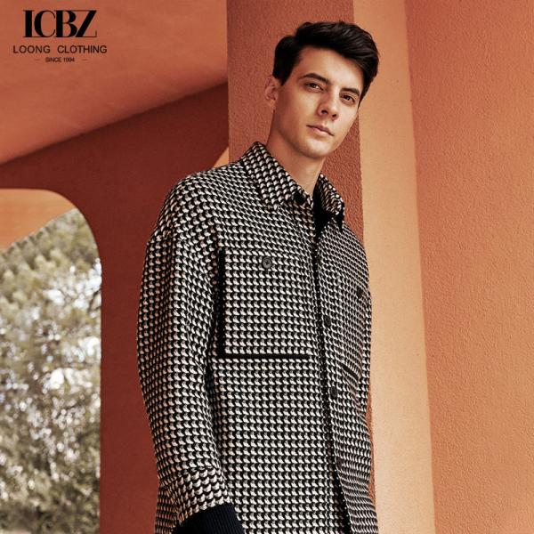 Customised Plaid Jacket Men's Lapel Business Executive Casual Blazer Jacket OEM