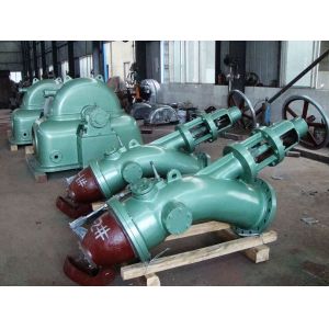 1650kw Impulse Vertical Pelton Hydro Turbine 6000V 750RPM Multi Nozzle