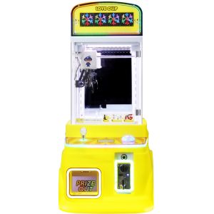 Yellow Customized Mini Claws Commercial Coin-operated Plush Toy Arcade Game