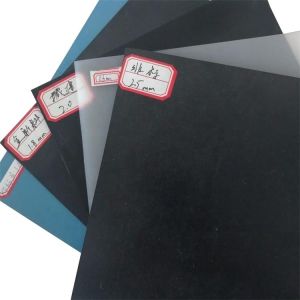 Smooth Surface HDPE geo membrane 500 micron Black Shrimp fish pond liner Length