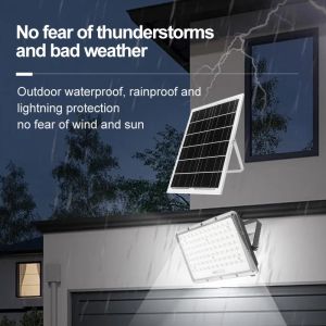 Low Carbon Solar LED Floodlight Light Control For Park Construction Site