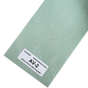 50% Shading Rate Translucent Vertical Blinds Fabric For Window Treatment