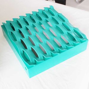 Framed A6063 Anode Anodizing Expanded Aluminum Mesh For Building Cladding Facade