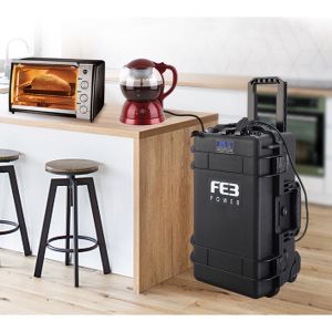 Waterproof Portable 2000W Solar Generator With Inverter