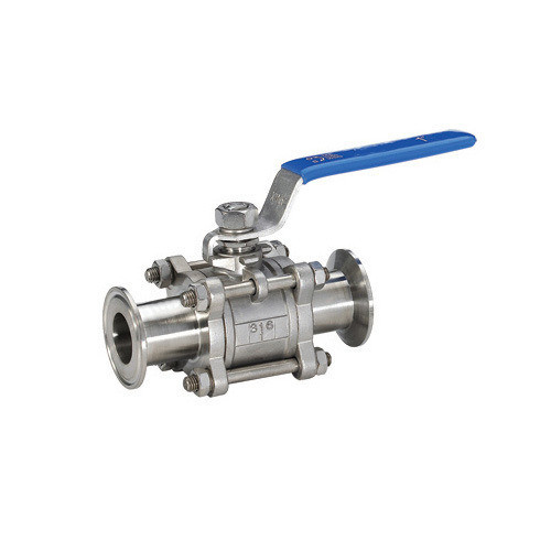 Quality Thread Connection DN15-DN100 Stainless Steel 3PC Clamp Ball Valve for Food Processing wholesale