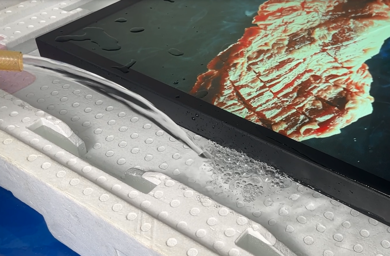 32 Inch 3000cd/m2 High Brightness IP66 Waterproof Outdoor Digital Signage with 178° Viewing Angle and 60Hz Refresh Rate