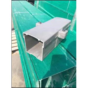 Grey Colour Steel Simulated FRP Cable Tray Customized Angle Trunk