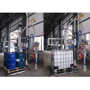 Cheap 200L/IBC Semi Auto Manual Positioning Ex-Proof Liquid Pallet Filling Machine for sale