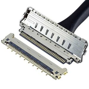 China 20679-030T-01 Micro Coaxial Cable 0.4 mm pitch Horizontal mating type micro-coaxial connector on sale