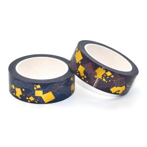 Custom Printed Ins Style Gold Foil Washi Tape Set Personalizada