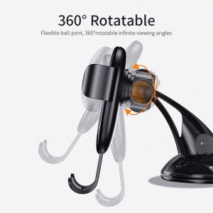 Adjustable Suction Car Phone Holder Universal for 4.5-6.5 inches Mobile Phone