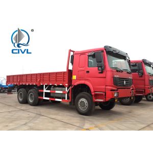 China Sinotruk Heavy Cargo Truck 4X2 Driving Type Diesel Engine 266hp 290hp white blue green color on sale