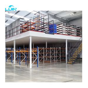 Multi Level Design Warehouse Storage Steel Q235B Mezzanine Flooring Racking