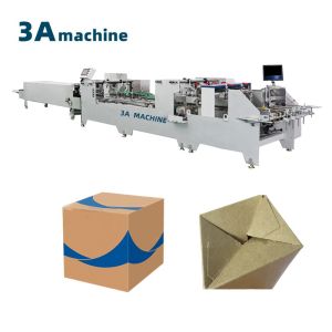 Corrugated Paper/Cardboard General Gluing Machine with and Bottom Lock Function
