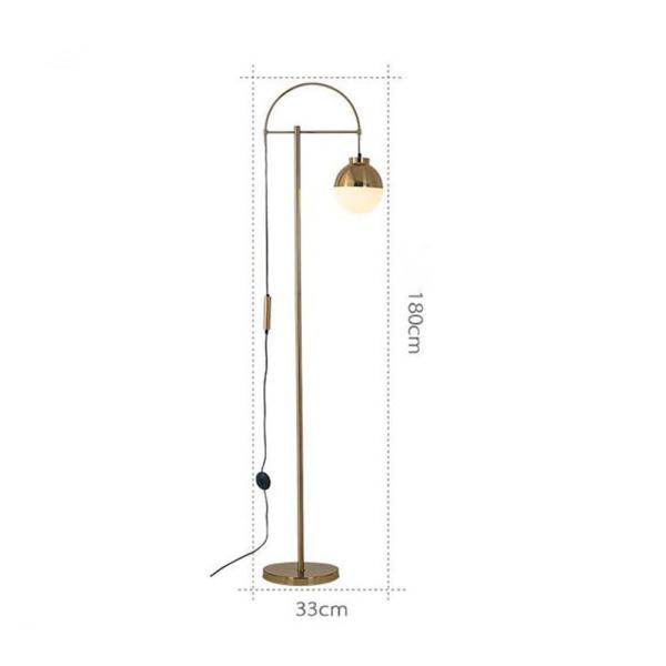 Adjustable Gold Home Decor Floor Stand Lights For Living Room Marie Adjustable Floor Lamp(WH-MFL-168)